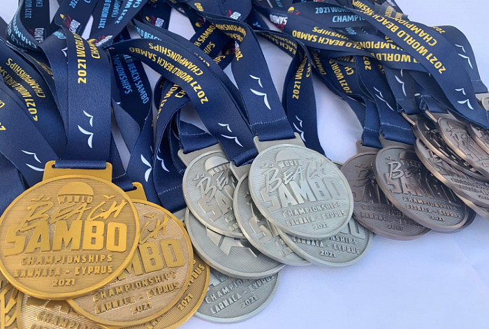All winners form the first ever Beach Sambo World Championships – BOEC.COM